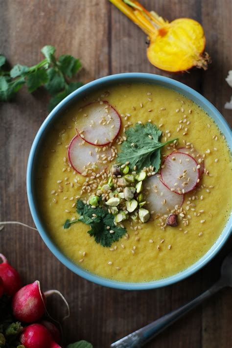 golden-beet-and-fennel-soup-the-roasted-root image