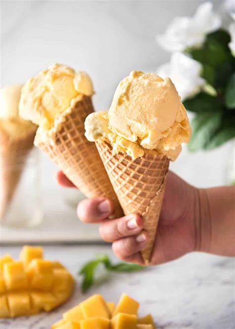 homemade-mango-ice-cream-recipe-no-ice-cream-maker image