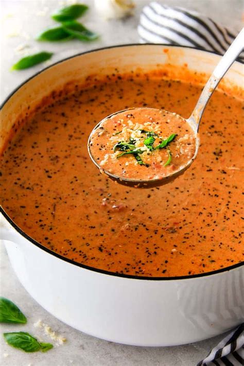 best-ever-creamy-tomato-basil-soup-with-parmesan-video image