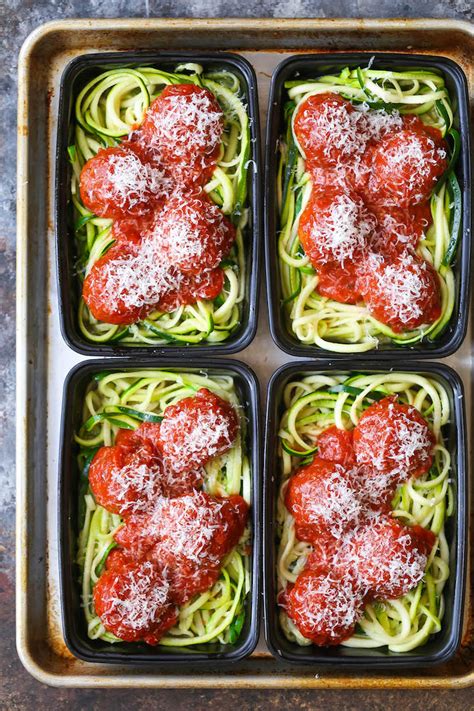 zucchini-noodles-with-turkey-meatballs-damn-delicious image