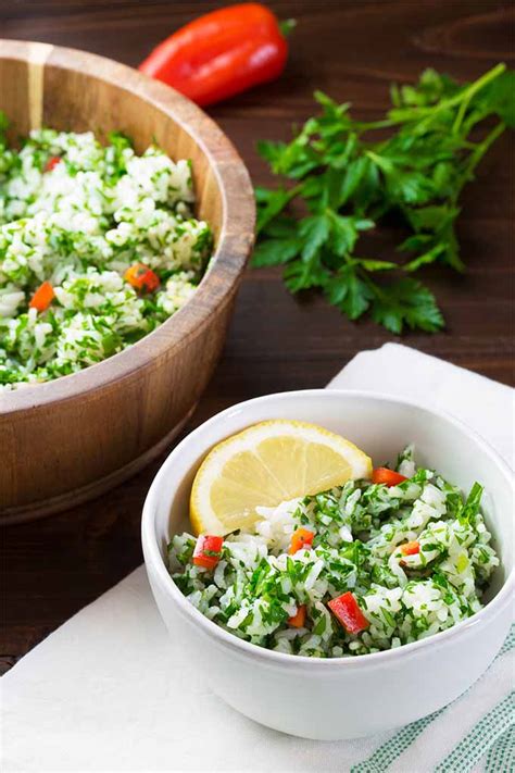 the-best-lemon-parsley-rice-salad-with-sweet-peppers image