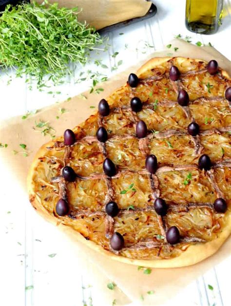pissaladire-caramelized-onion-anchovy-tart-dels image