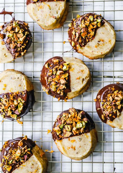 chocolate-dipped-pistachio-shortbread-cookies-modern image