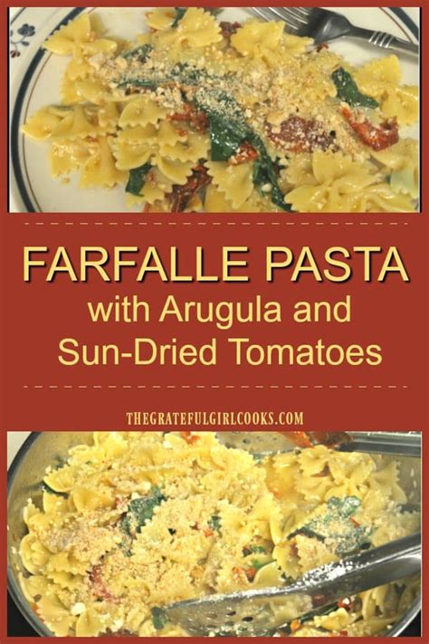 farfalle-pasta-with-arugula-the-grateful-girl-cooks image