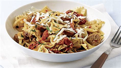 farfalle-with-sausage-and-fennel-recipe-finecooking image