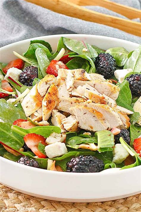 wendys-summer-berry-chicken-salad-copykat image