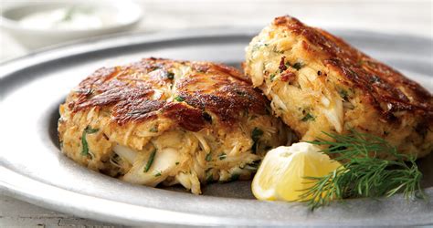 lump-crab-cakes-with-dijon-dill-sauce-our-state image