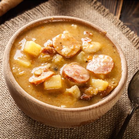 split-pea-soup-with-sausage-and-potato-true-story image