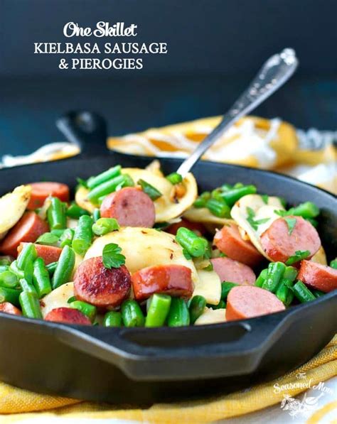 one-skillet-kielbasa-sausage-and-pierogies-the image