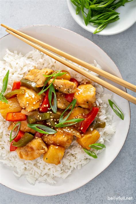 easy-sweet-and-sour-chicken-recipe-belly-full image