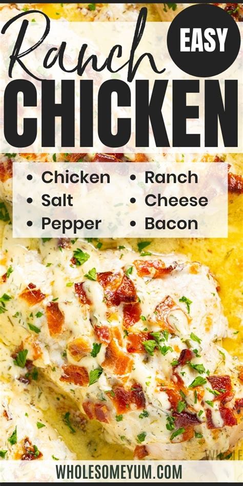 baked-cheesy-bacon-ranch-chicken-recipe-wholesome image