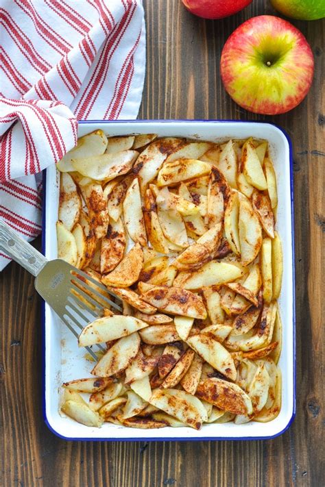 baked-apple-slices-with-brown-sugar-and-cinnamon image