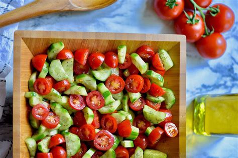 cucumber-tomato-salad-with-balsamic-and-dill image