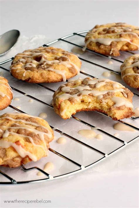maple-glazed-apple-crisp-cookies-the-recipe-rebel image