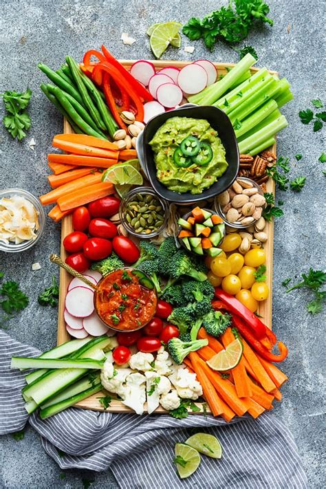 veggie-platter-how-to-make-a-healthy-vegetable image