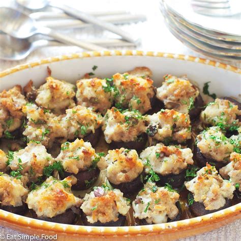 sausage-and-cheese-stuffed-mushrooms-recipe-eat image
