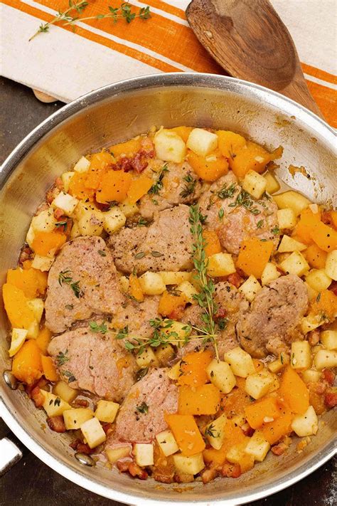 pork-and-squash-skillet-dinner-mygourmetconnection image