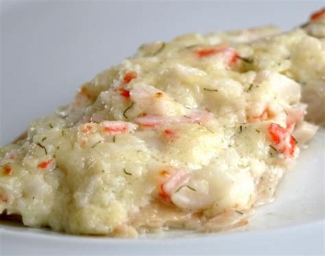 creamy-crab-topped-tilapia-recipe-foodcom image