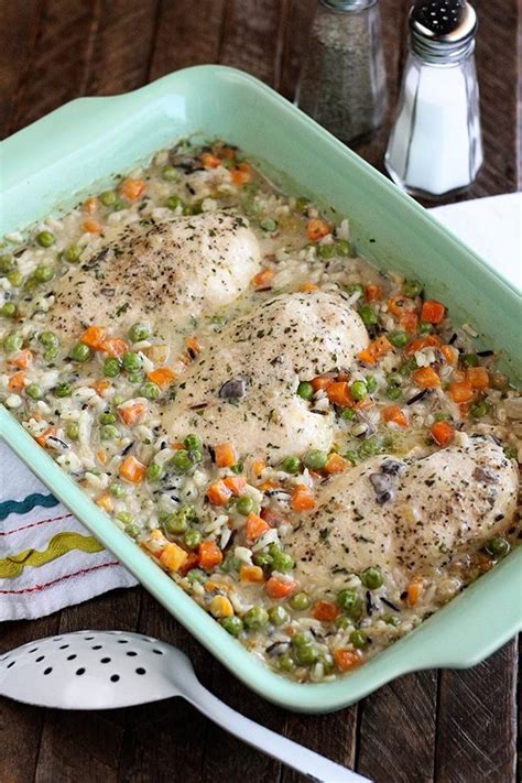 chicken-and-wild-rice-bake-southern-bite image