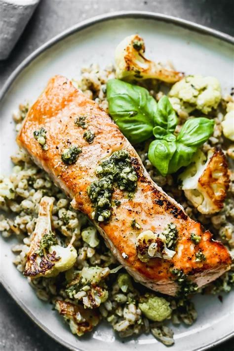 crispy-salmon-with-pesto-and-cauliflower-cooking-for image