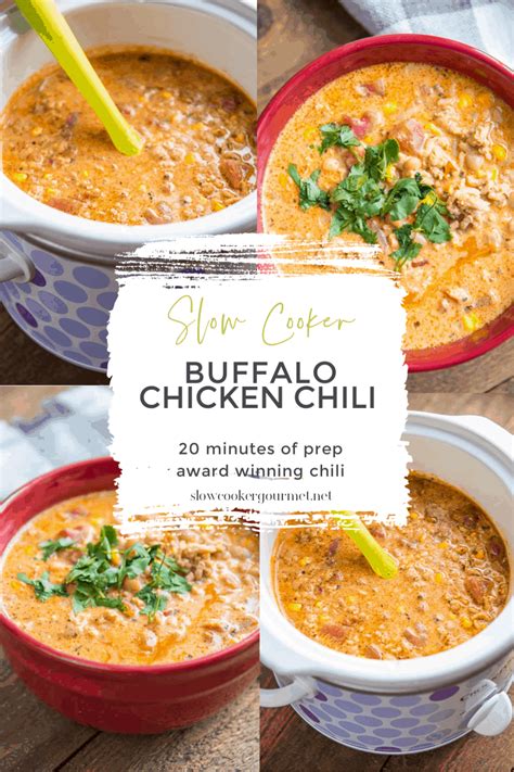 slow-cooker-buffalo-chicken-chili-slow-cooker-gourmet image