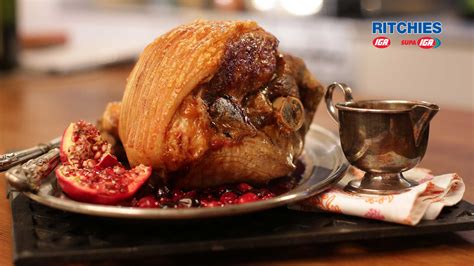 festive-pork-roast-with-summer-fruit-glaze-love-food image