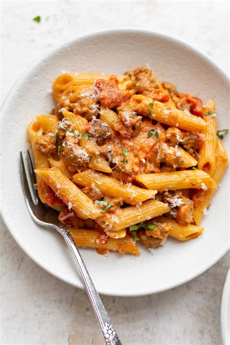 spicy-italian-sausage-pasta-salt-lavender image
