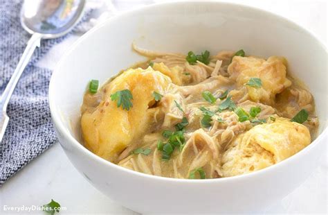 slow-cooker-chicken-and-dumplings-with-green-chilies image