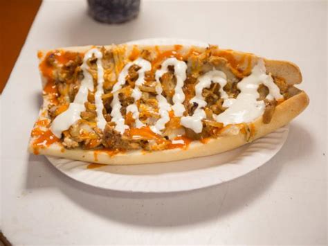 buffalo-chicken-cheesesteak-sub-recipe-cooking-channel image