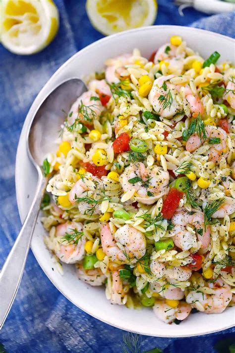 shrimp-orzo-salad-with-herb-vinaigrette-bowl-of-delicious image