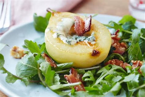 recipe-roasted-pears-with-bacon-and-blue-cheese image