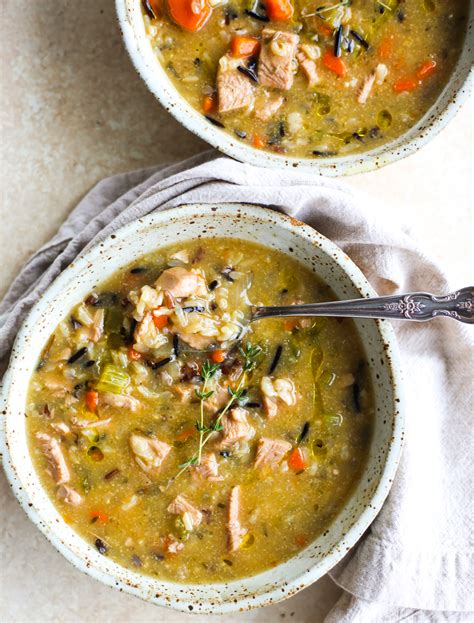 dairy-free-creamy-chicken-wild-rice-soup-the image