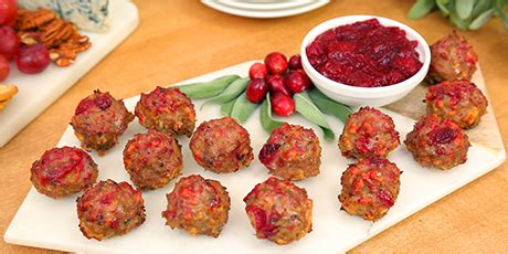 best-turkey-stuffing-meatballs-recipes-food-network image