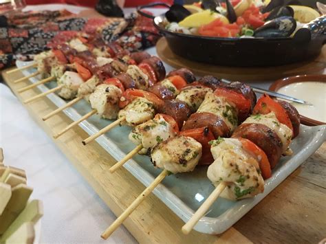 grilled-chorizo-and-chicken-skewers-with-aioli image