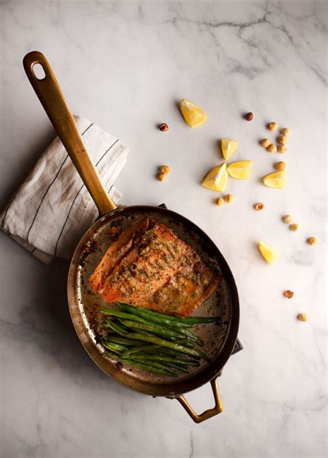 salmon-with-toasted-hazelnut-herb-butter-tammy image