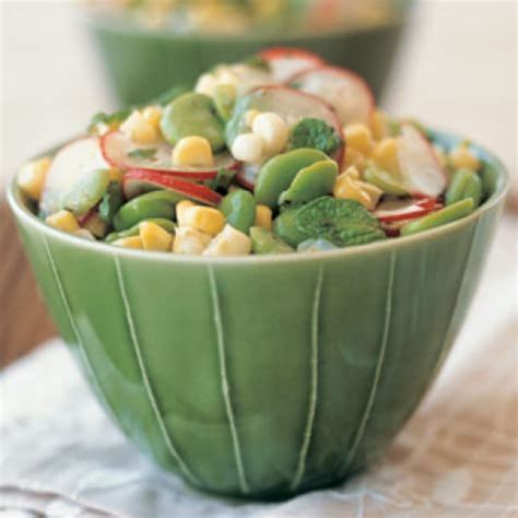 fava-bean-corn-salad-with-fresh-mint-williams-sonoma image