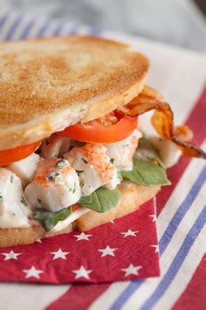 classic-lobster-salad-club-sandwich-recipe-paula-deen image
