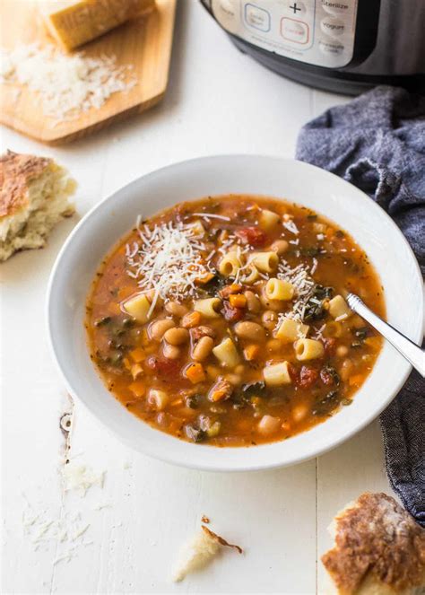 instant-pot-pasta-e-fagioli-soup-recipe-inquiring-chef image