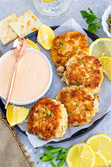 crab-cakes-with-remoulade-sauce-cooked-by-julie image