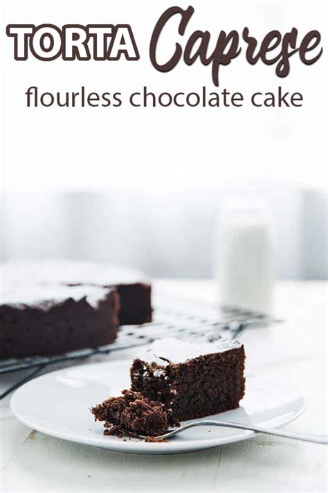 torta-caprese-recipe-chocolate-almond-flourless-cake image