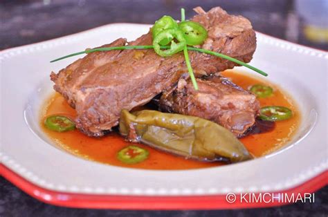 spicy-soy-braised-pork-ribs-돼지갈비-조림-dwaeji-galbi image