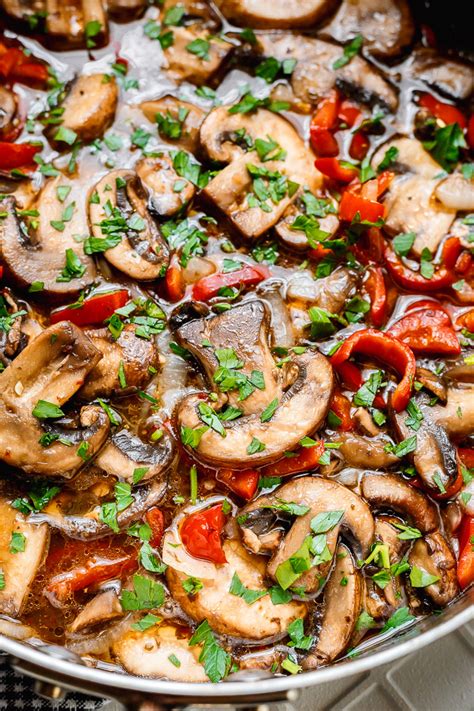 super-easy-marinated-mushroom-recipe-munchkin image