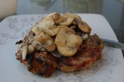 grilled-pork-chops-with-sauteed-mushrooms-tasty image