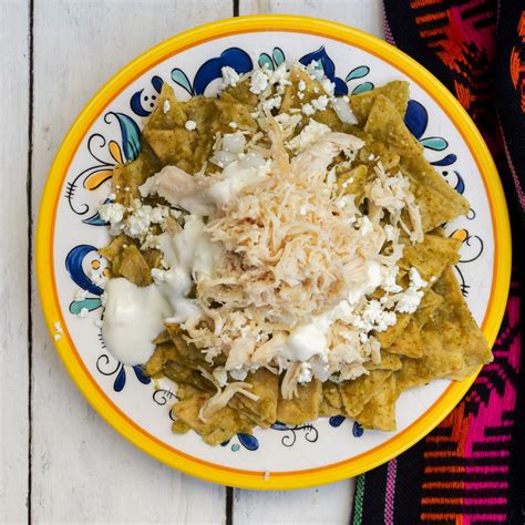 chilaquiles-verdes-traditional-mexican-green-chilaquiles image