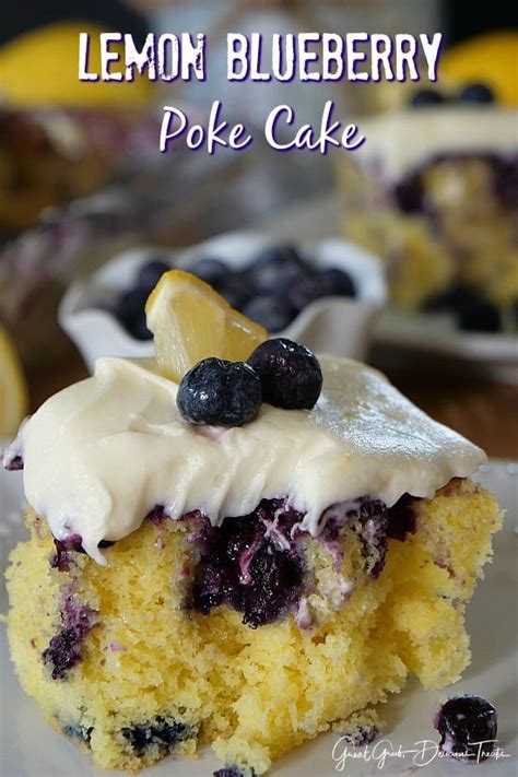 lemon-blueberry-poke-cake-great-grub-delicious-treats image