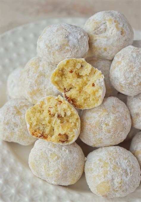 pecan-cookie-balls-powdered-sugar-cookies-100k image