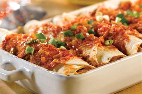 easy-chicken-enchiladas-recipe-cook-with-campbells image