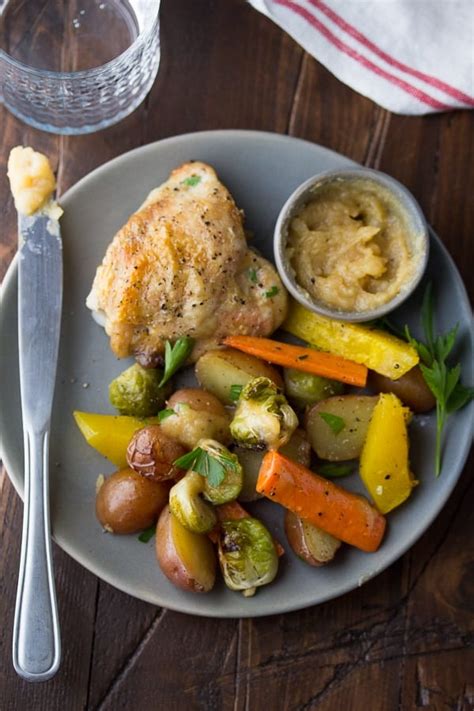 roasted-chicken-and-vegetables-with-miso-honey-butter image