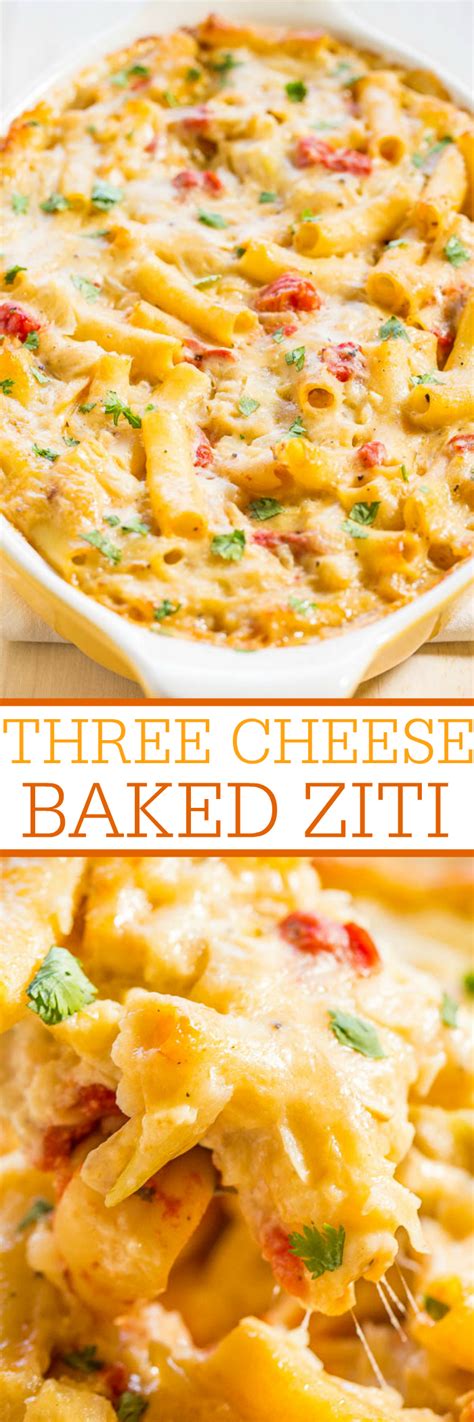 three-cheese-baked-ziti-averie-cooks image