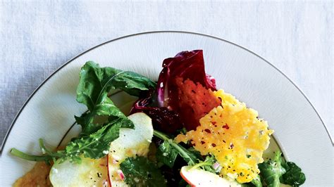 radicchio-and-apple-salad-with-parmesan-crisps image